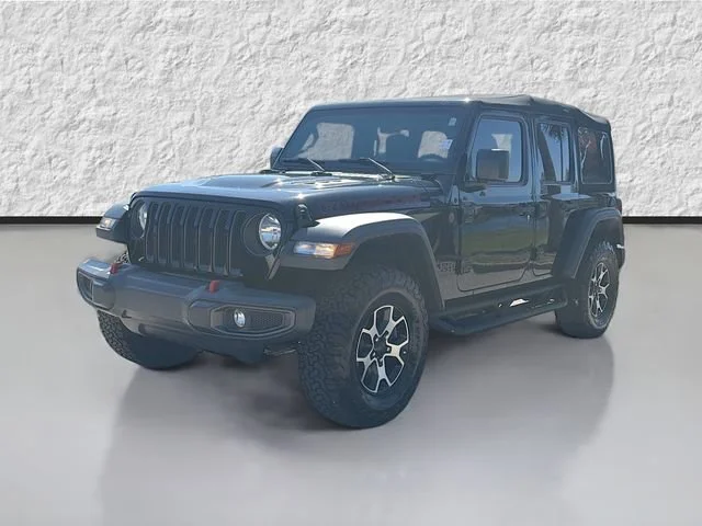 Used 2021 Black Clearcoat Jeep Unlimited Rubicon image 7