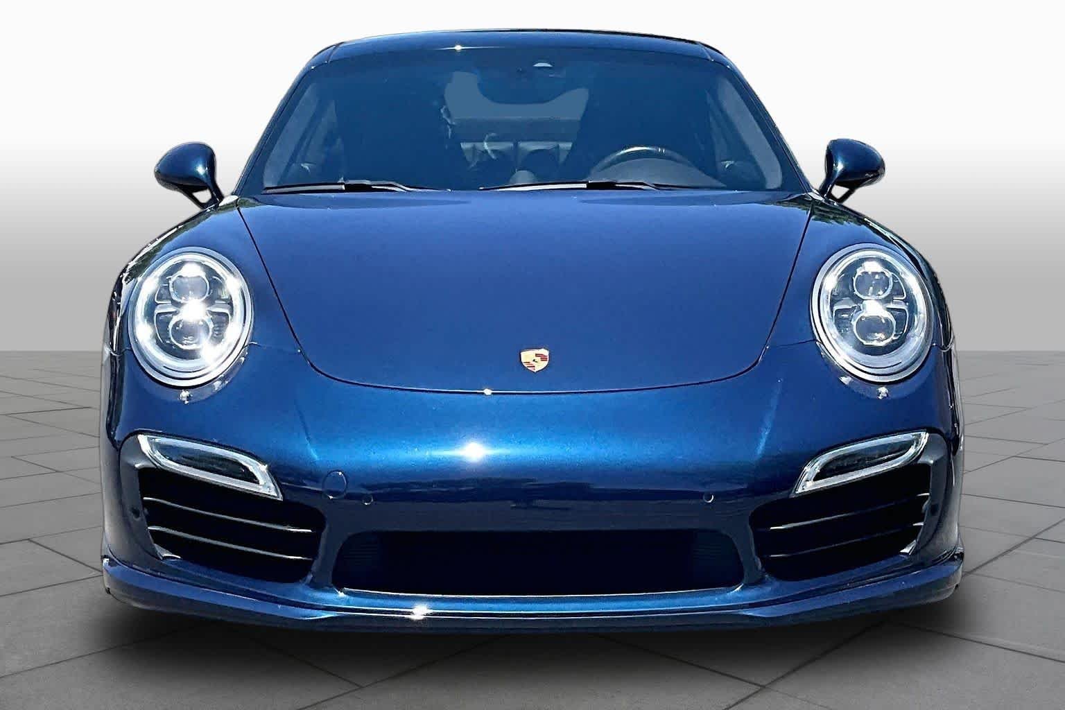 Used 2014 Dark Blue Metallic Porsche Turbo S image 3