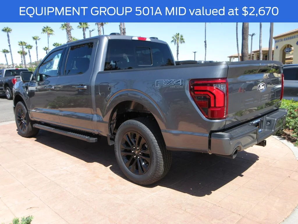 New 2026 Carbonized Gray Metallic Ford Lariat image 2