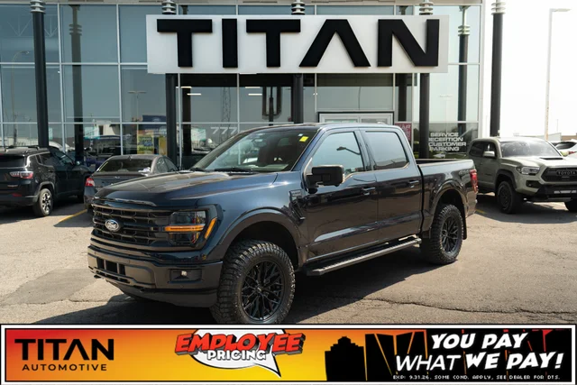 2025 Ford F-150 XLT 4WD*2in Lift Kit | 35in Tires | Custom Petrol Wheels | Nav | 360 Cam | Htd Seats | Blackout Pkg