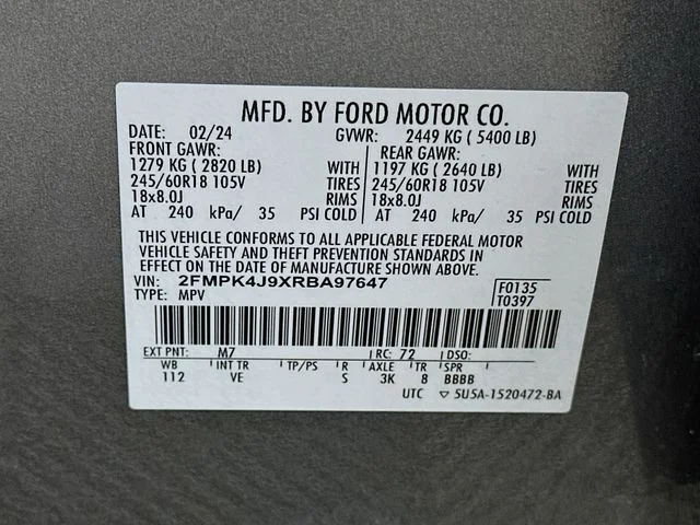 Certified Pre-Owned 2024 Ford Edge SEL