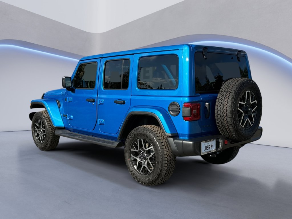 New 2027 Hydro Blue Pearl-Coat Paint Jeep Sahara image 3