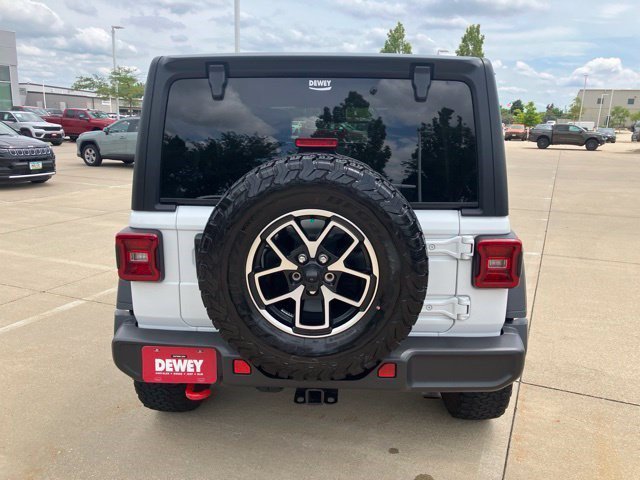 Used 2024 Bright White Clearcoat Jeep Rubicon image 6