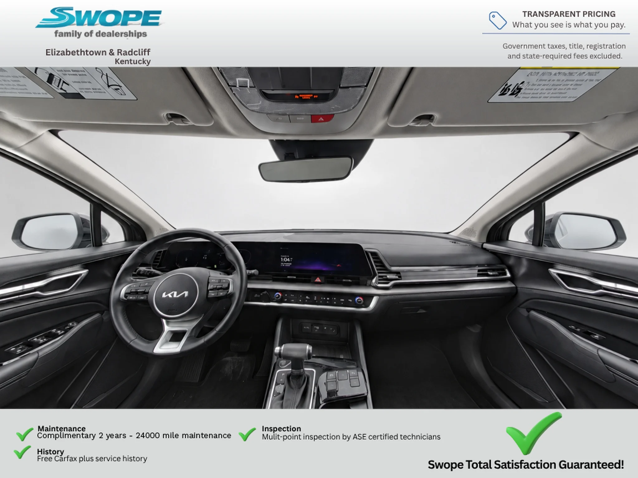 Used 2023 Ebony Black Kia EX image 24
