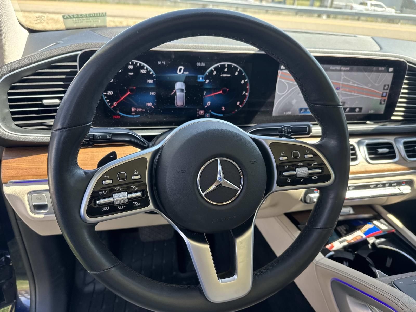 Certified Used 2022 Blue Mercedes-Benz GLE 350 image 22