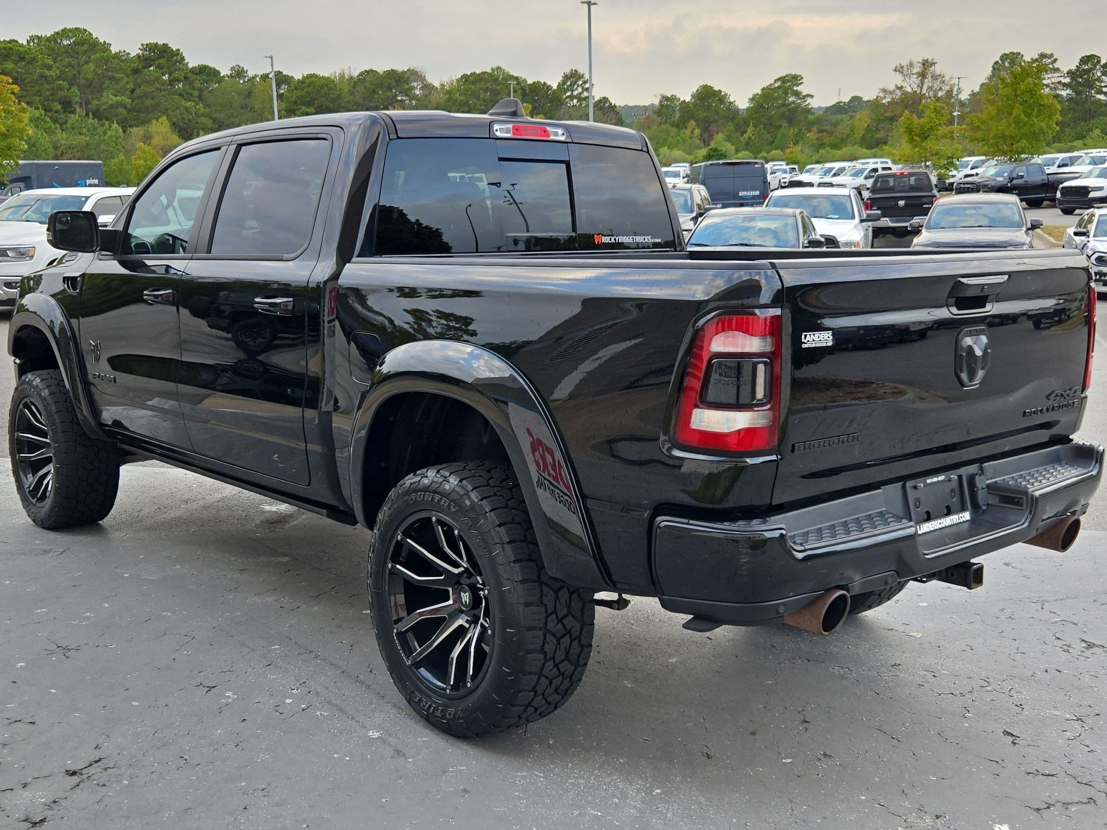 Used 2023 Diamond Black Crystal Pearlcoat RAM Big Horn image 5