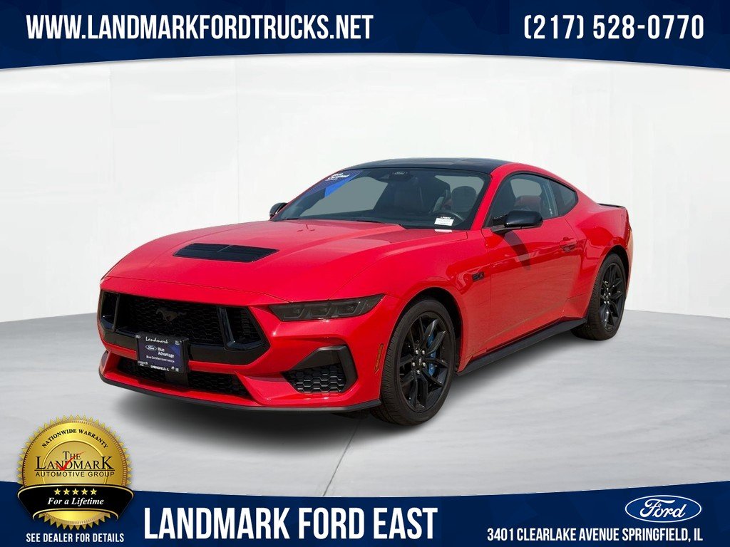 Used 2024 Race Red Ford GT Premium Fastback image 1