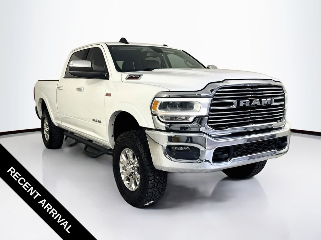 Used 2022 Bright White Clearcoat Ram Laramie image 1