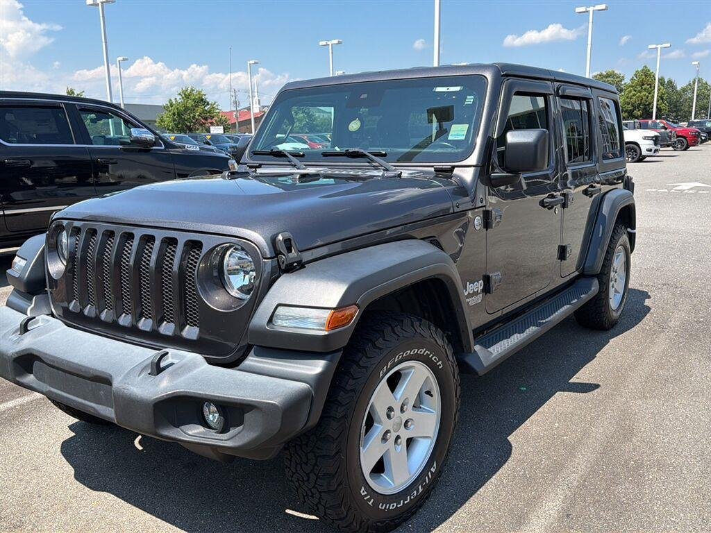 Used 2021 Granite Crystal Metallic Clearcoat Jeep Unlimited Sport S image 10