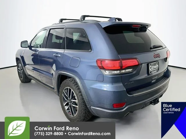 Used 2021 Pacific Blue Clearcoat Jeep Trailhawk image 5