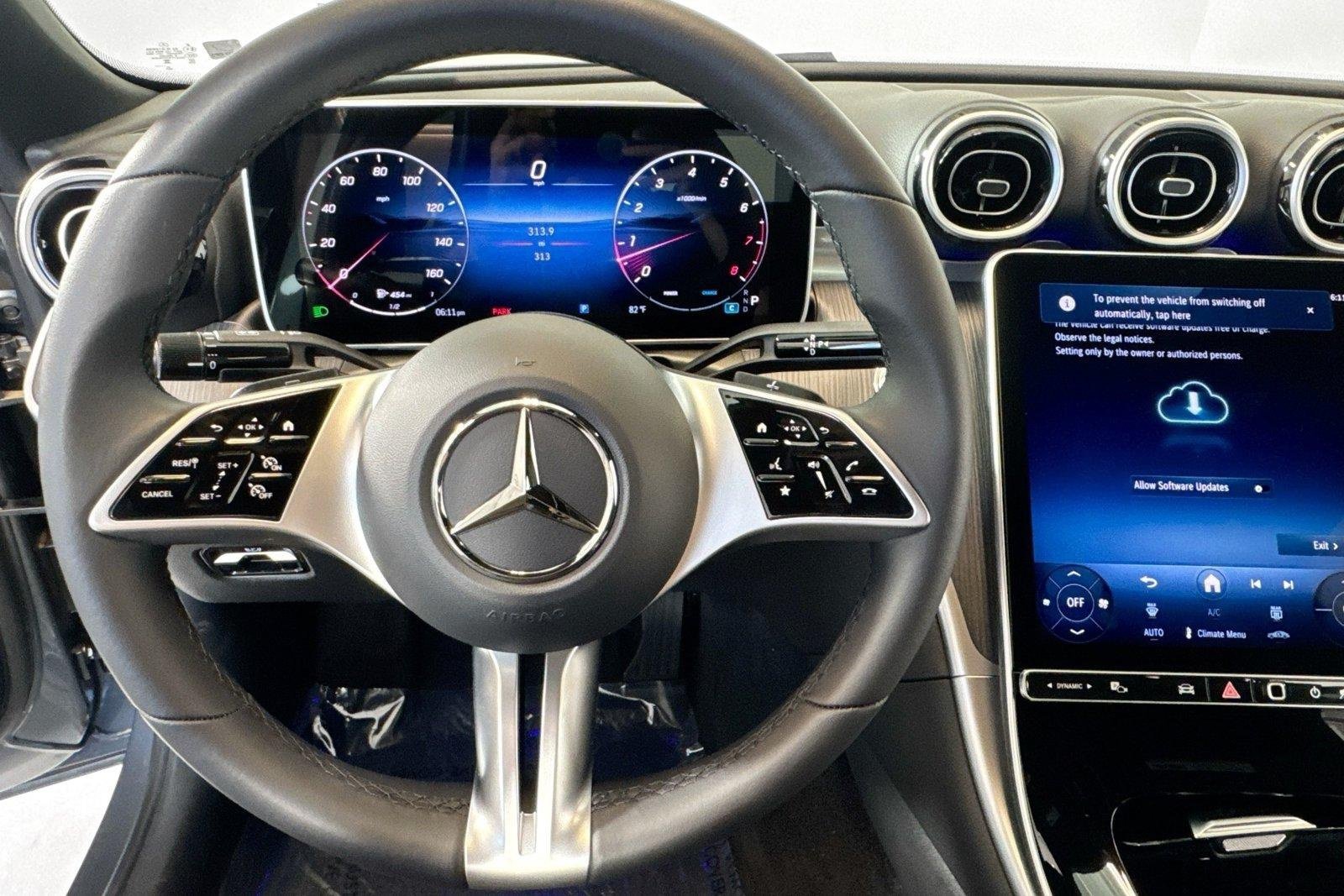 New 2026 Selenite Grey Metallic Mercedes-Benz C 300 image 11