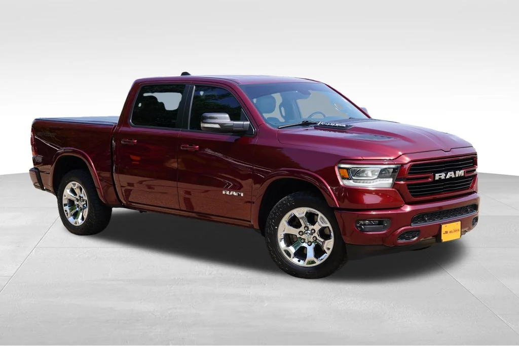 Certified Used 2020 Delmonico Red Pearlcoat Ram Laramie image 1