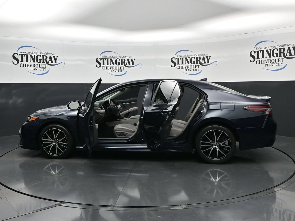 Used 2021 Blue Toyota SE image 37