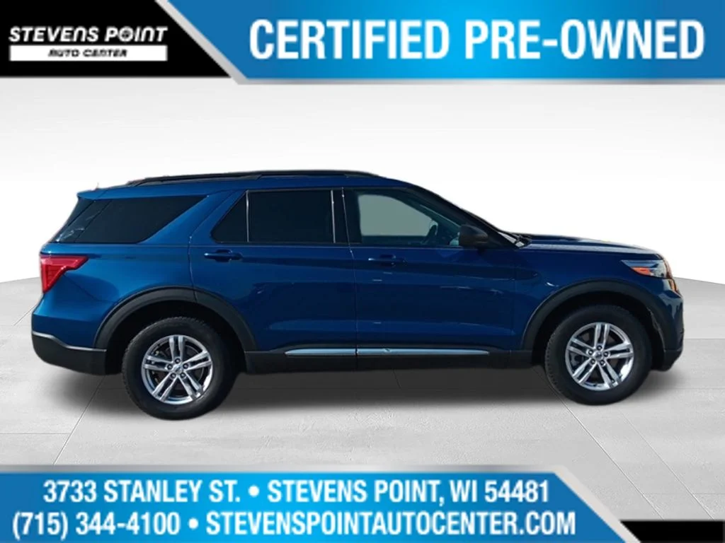 Used 2022 Atlas Blue Metallic Ford XLT image 9