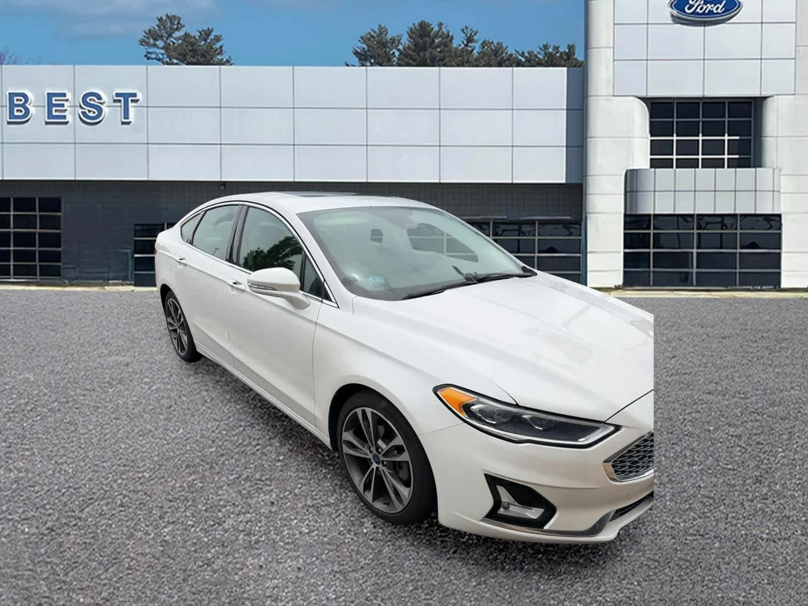 Certified 2020 Ford Fusion Titanium with VIN 3FA6P0K90LR158060 for sale in Nashua, NH