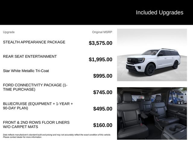 New 2026 Star White Metallic Tri-Coat Ford MAX Platinum® image 5