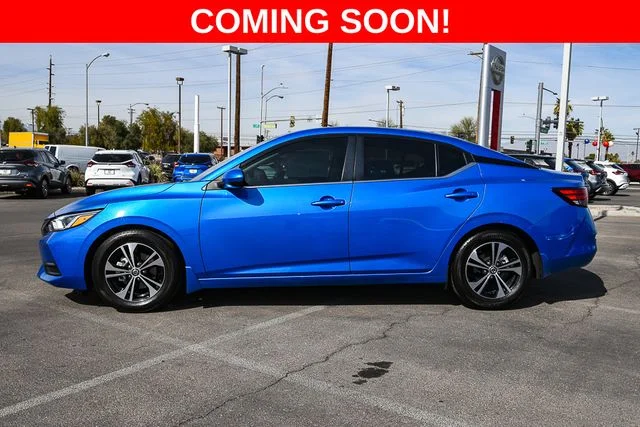 Used 2023 Blue Nissan SV image 2