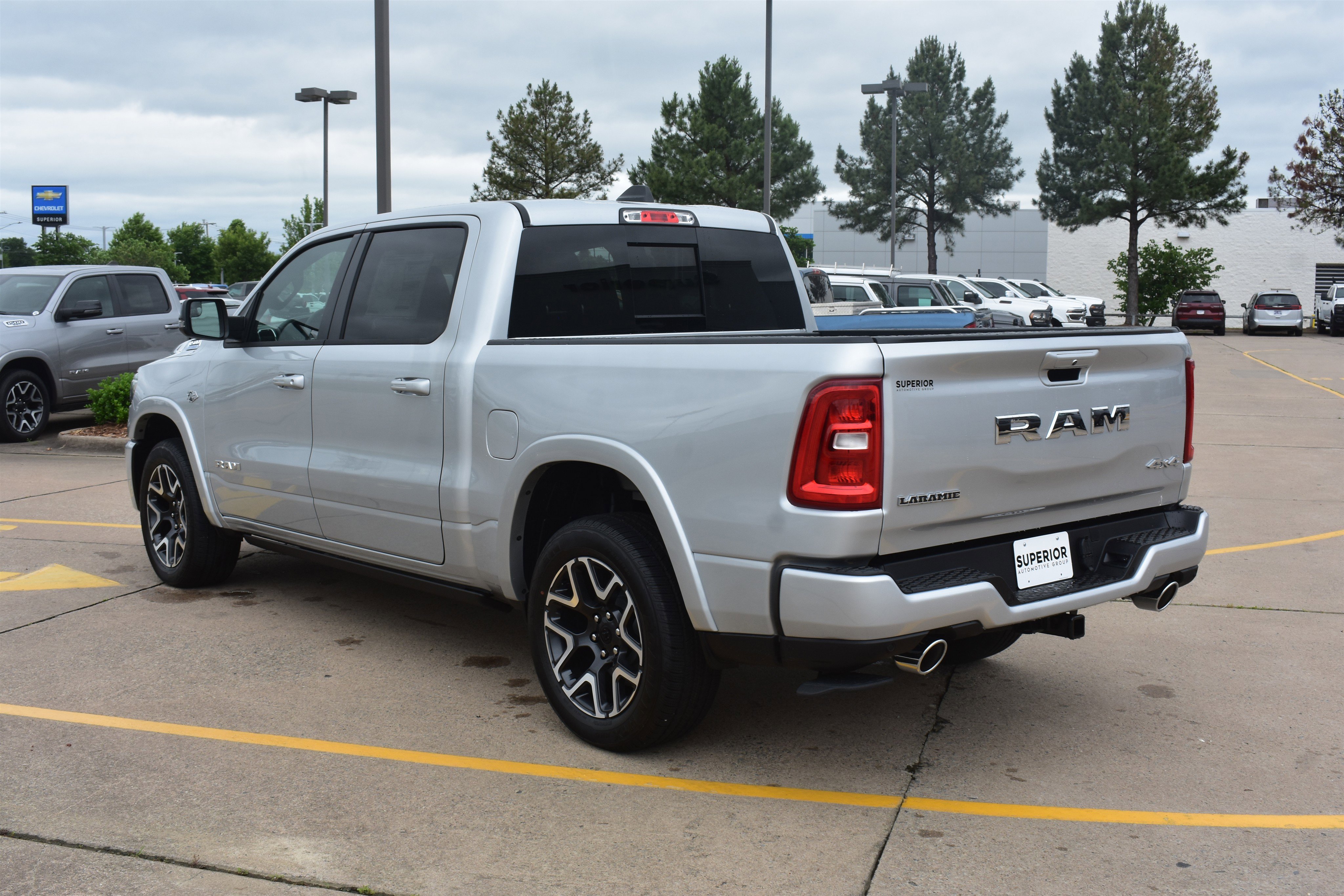 New 2026 Silver Zynith Exterior Paint RAM Laramie image 9