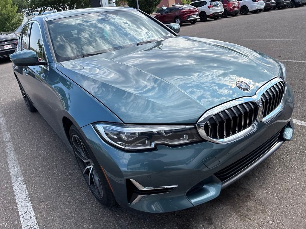 Used 2020 Blue BMW 330i xDrive image 1