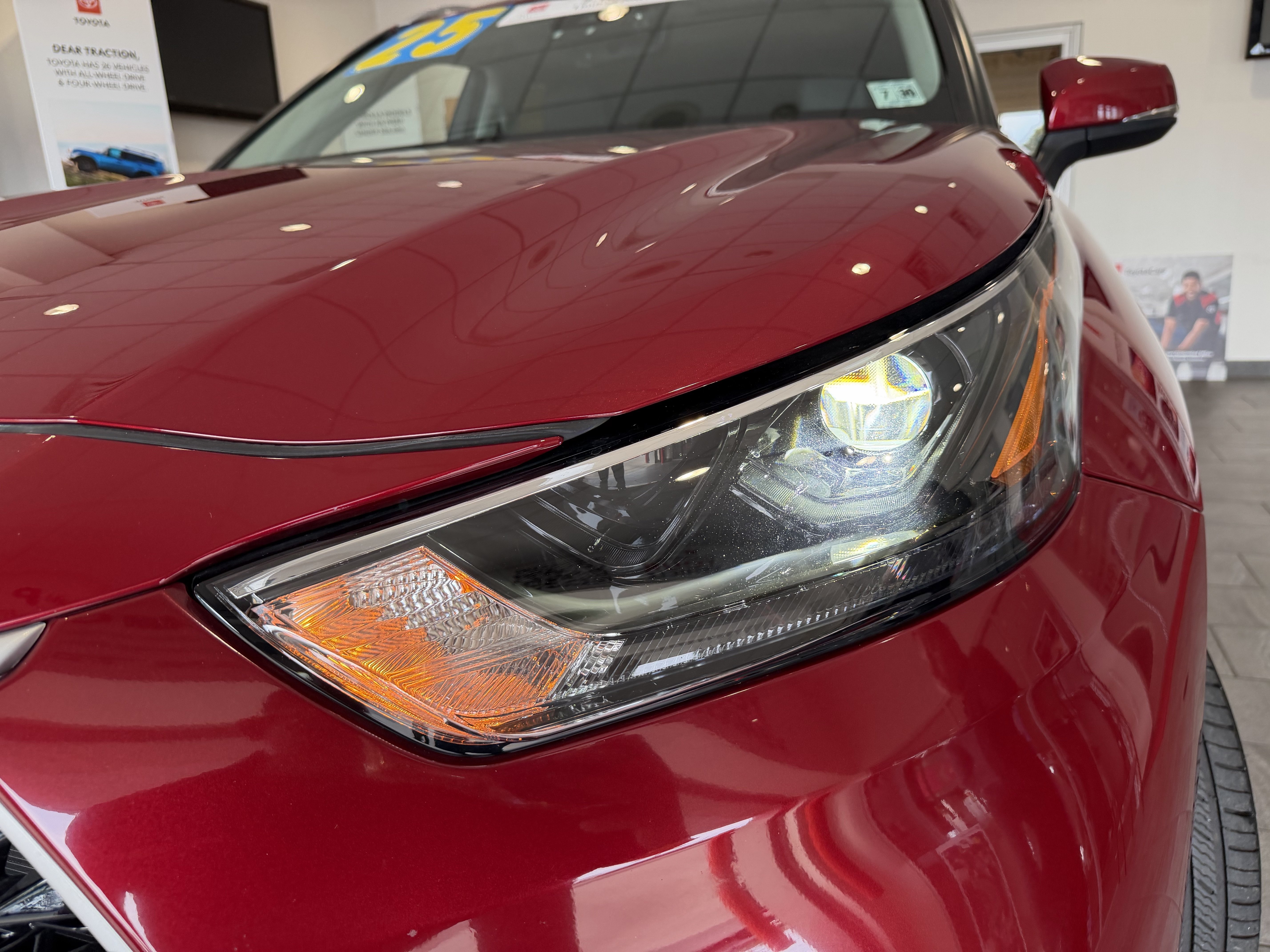Certified Used 2025 RUBY FLARE RED Toyota XLE image 52