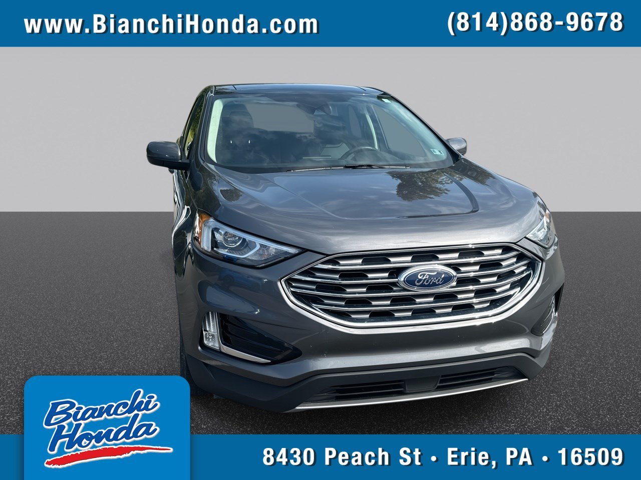 Used 2022 Carbonized Gray Metallic Ford SEL image 1