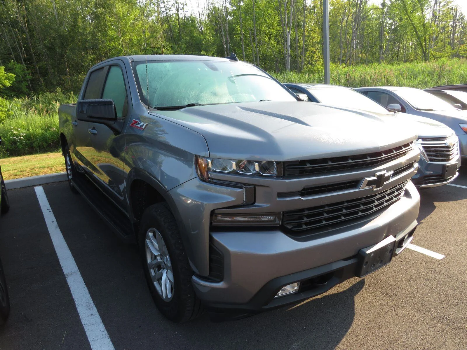 Used 2021 SATIN STEEL METALLIC Chevrolet RST image 2