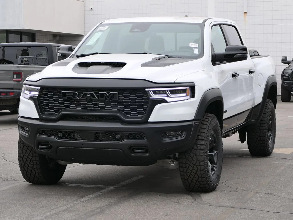 New 2026 Bright White Clearcoat RAM RHO Crew Cab 4x4 5