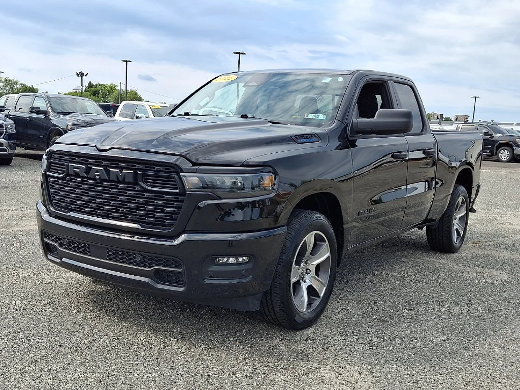 Used 2025 Diamond Black Crystal Pearlcoat Ram Tradesman image 5