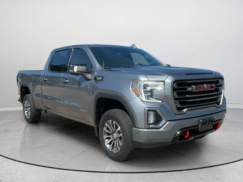 Used 2021 SATIN STEEL METALLIC GMC AT4 image 1