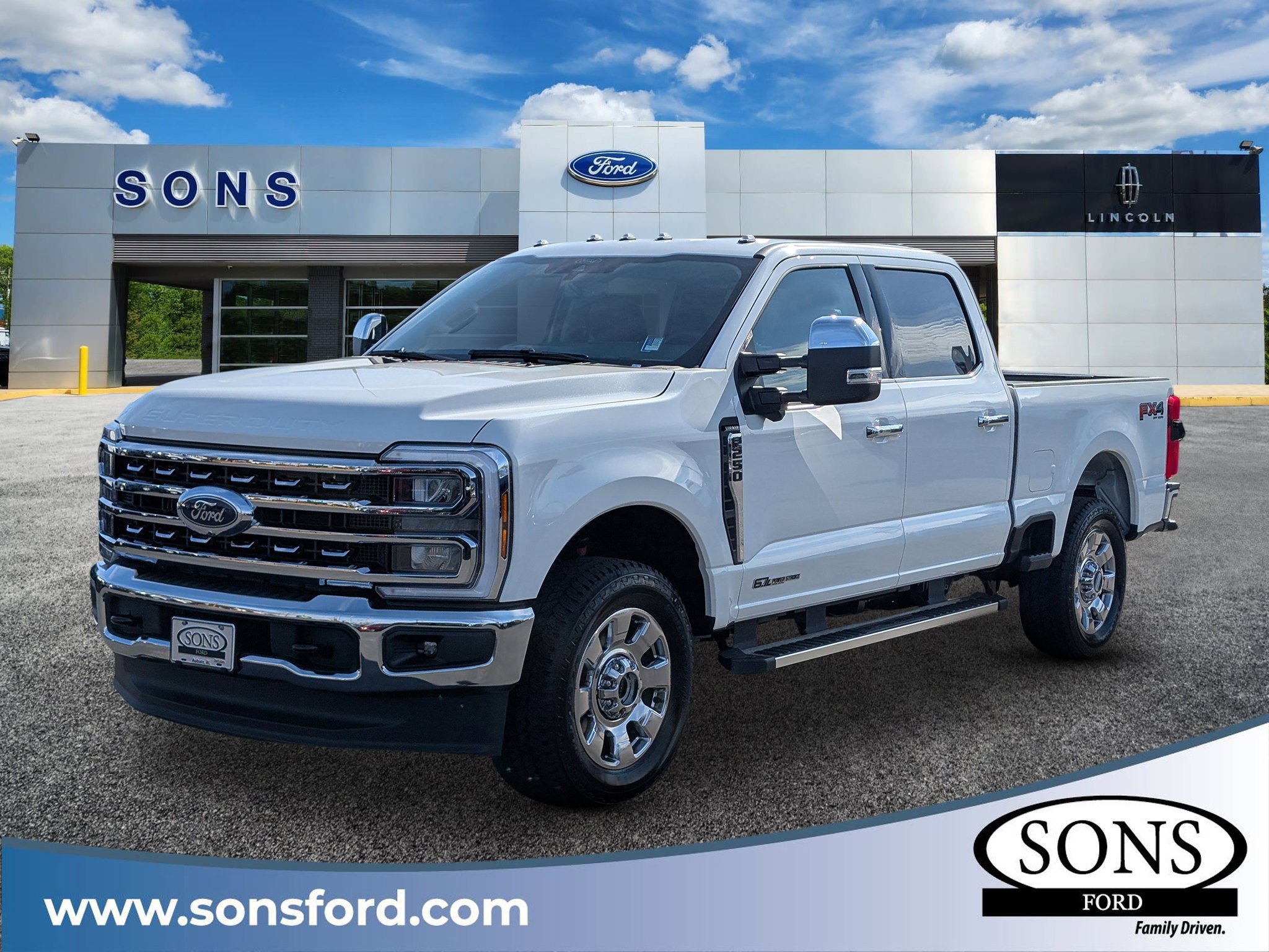 New 2026 Star White Metallic Tri-Coat FORD F-250® Lariat® image 1