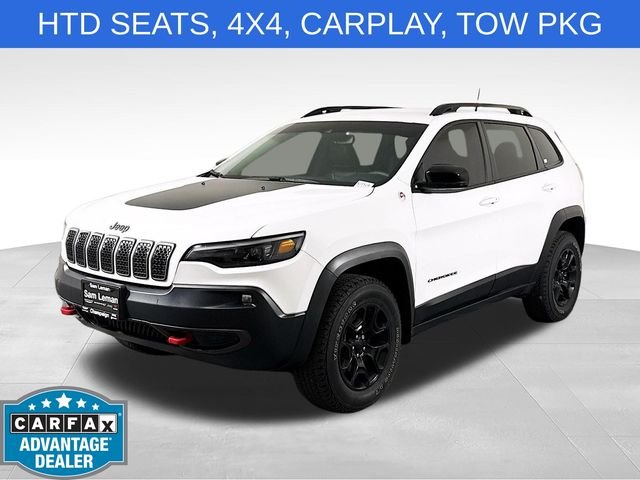 Used 2022 White Jeep Trailhawk image 3