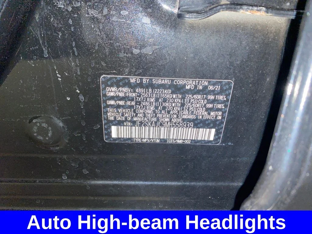 Used 2021 Black Subaru Premium image 13