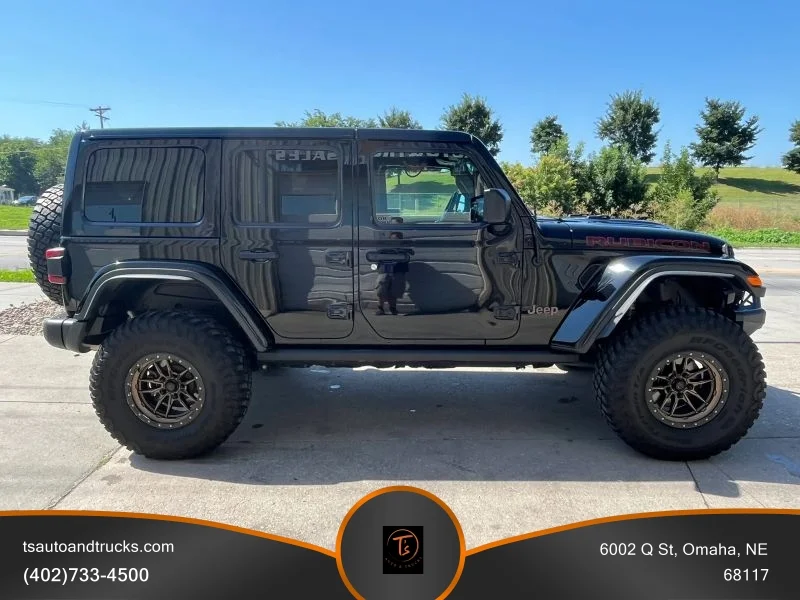Used 2018 Black Jeep All New Rubicon Sport Utility 4D image 8