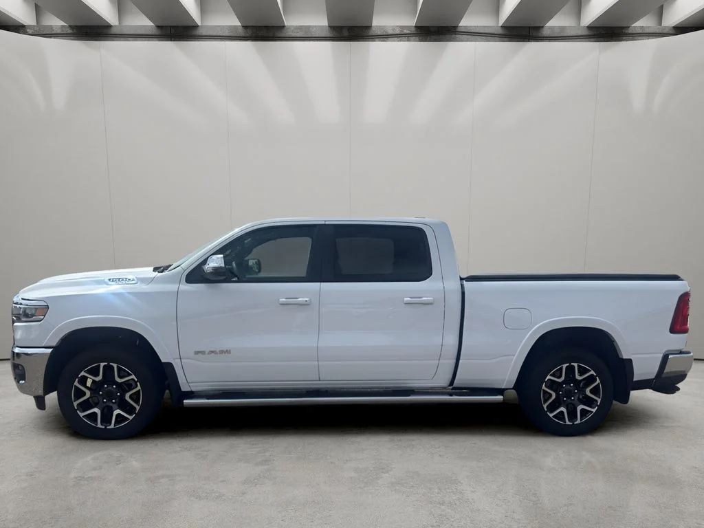 Used 2025 Bright White Clearcoat Ram Laramie image 2