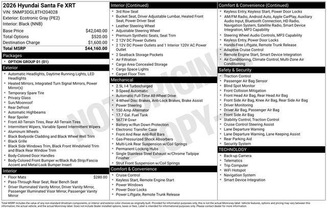 New 2026 Gray Hyundai XRT AWD image 39