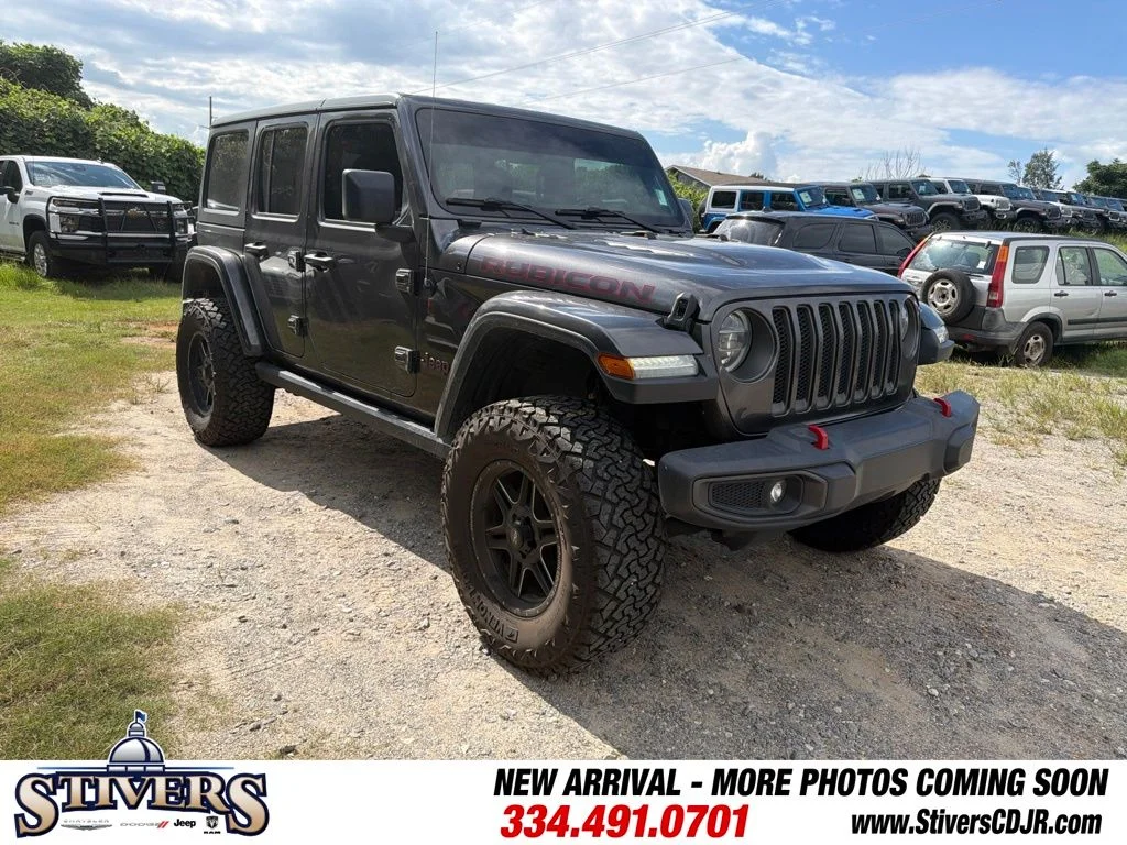 Used 2020 Gray Jeep Unlimited Rubicon image 1