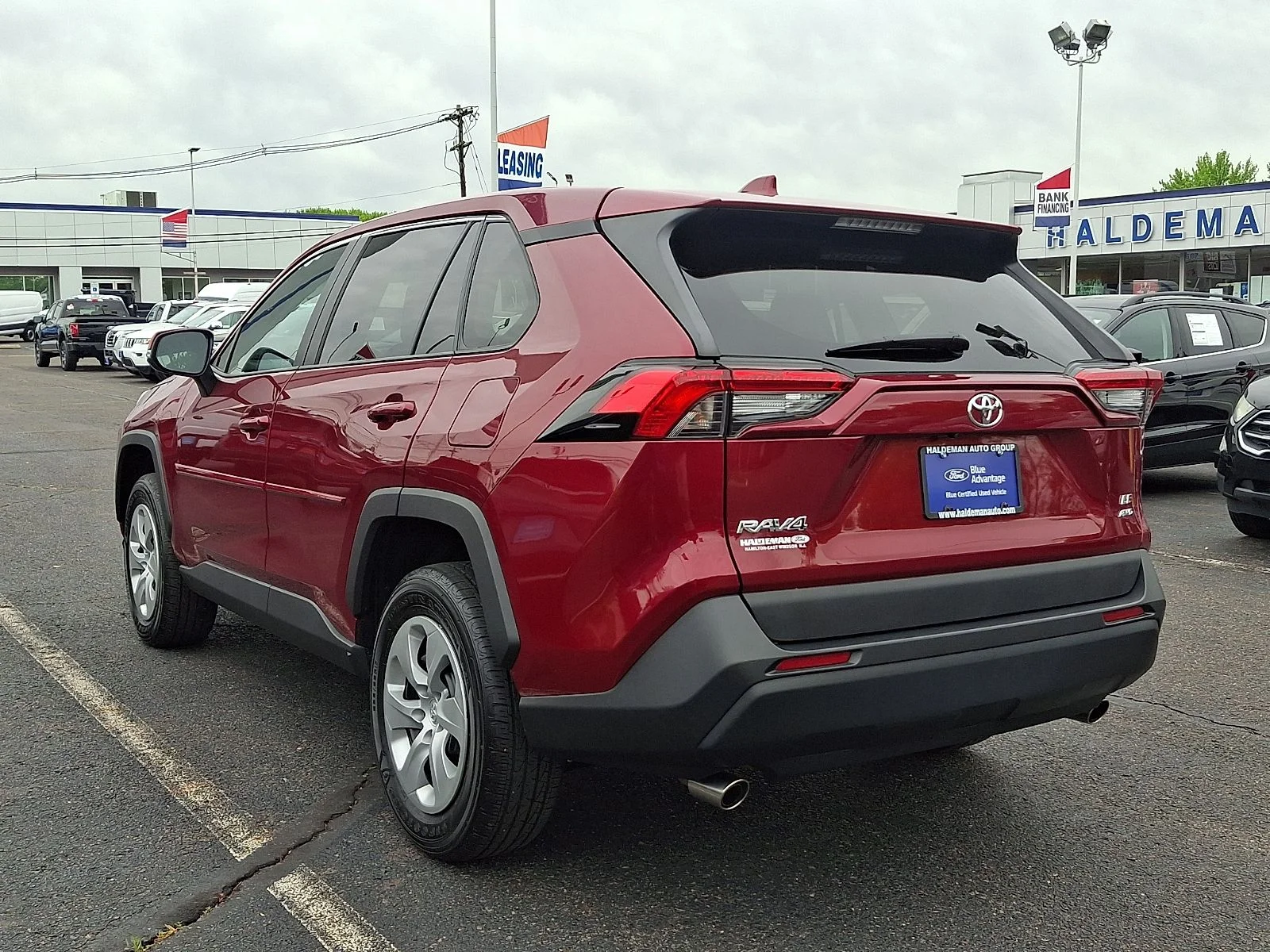 Used 2023 Red Toyota LE image 5