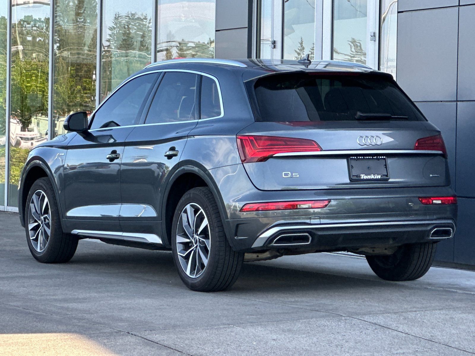 Used 2022 Gray Audi 45 S line Premium image 4