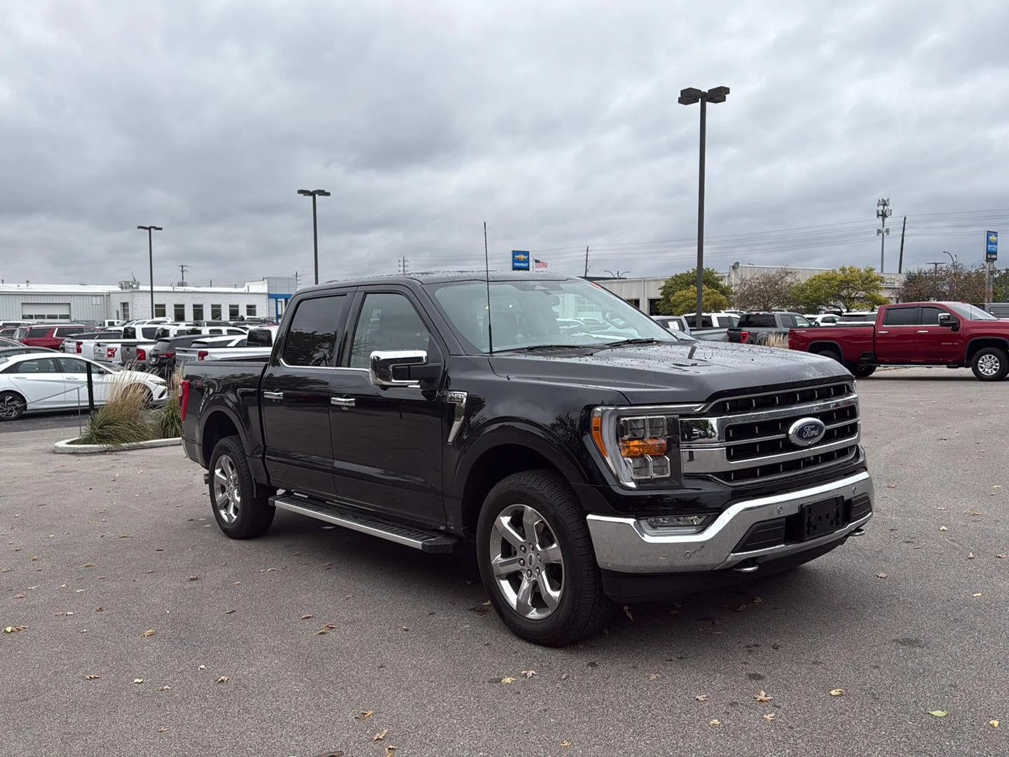 Used 2022 Agate Black Ford LARIAT image 1
