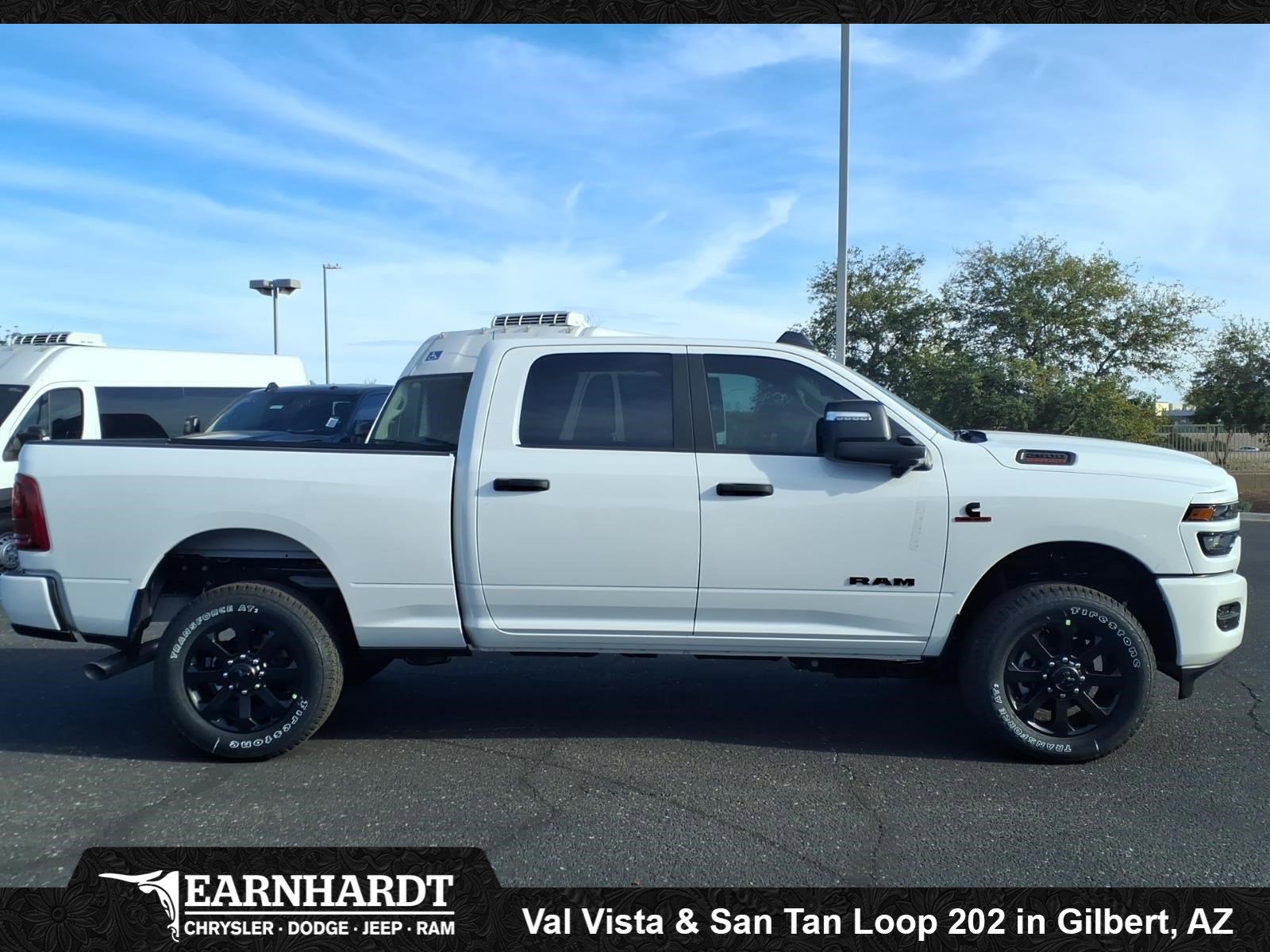 New 2026 Bright White Clear-Coat Exterior Paint RAM Big Horn image 3