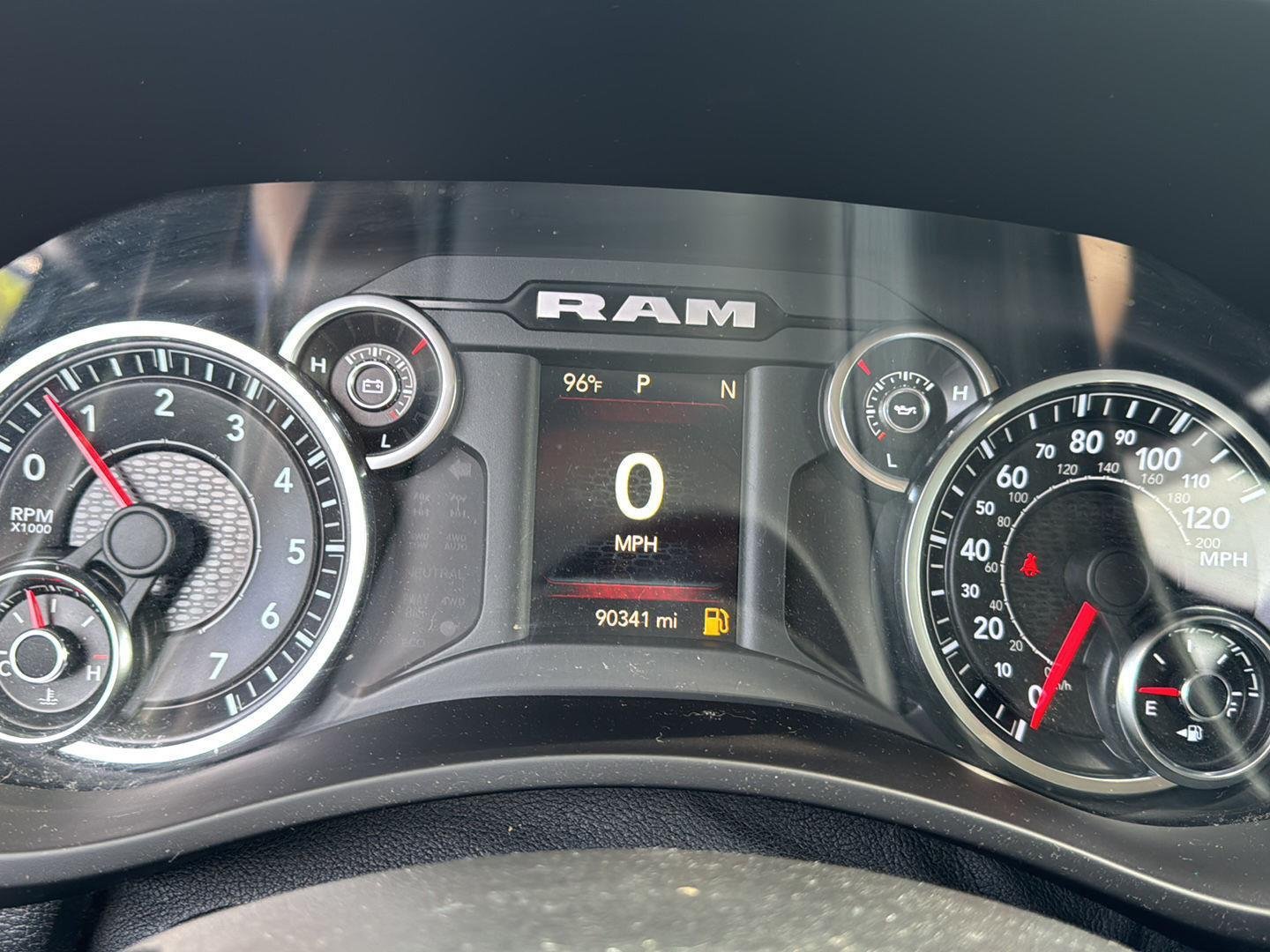 Used 2020 Diamond Black Crystal Pearlcoat Ram Tradesman image 9