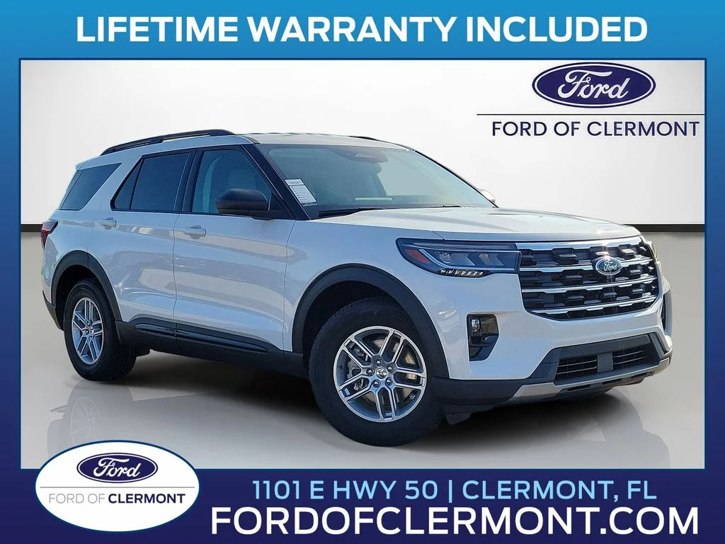 New 2026 Star White Metallic Tri-Coat Ford Active image 1