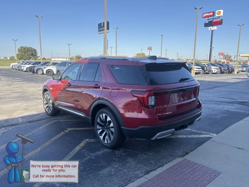 Used 2026 Red Metallic Ford Platinum image 3