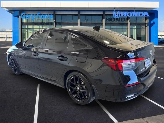 Certified Used 2025 Crystal Black Pearl Honda 4D SPORT image 3