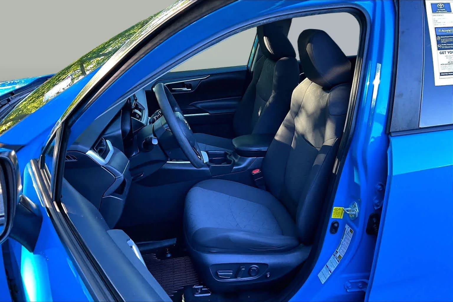 Used 2021 Blue Flame Toyota Hybrid XLE image 9