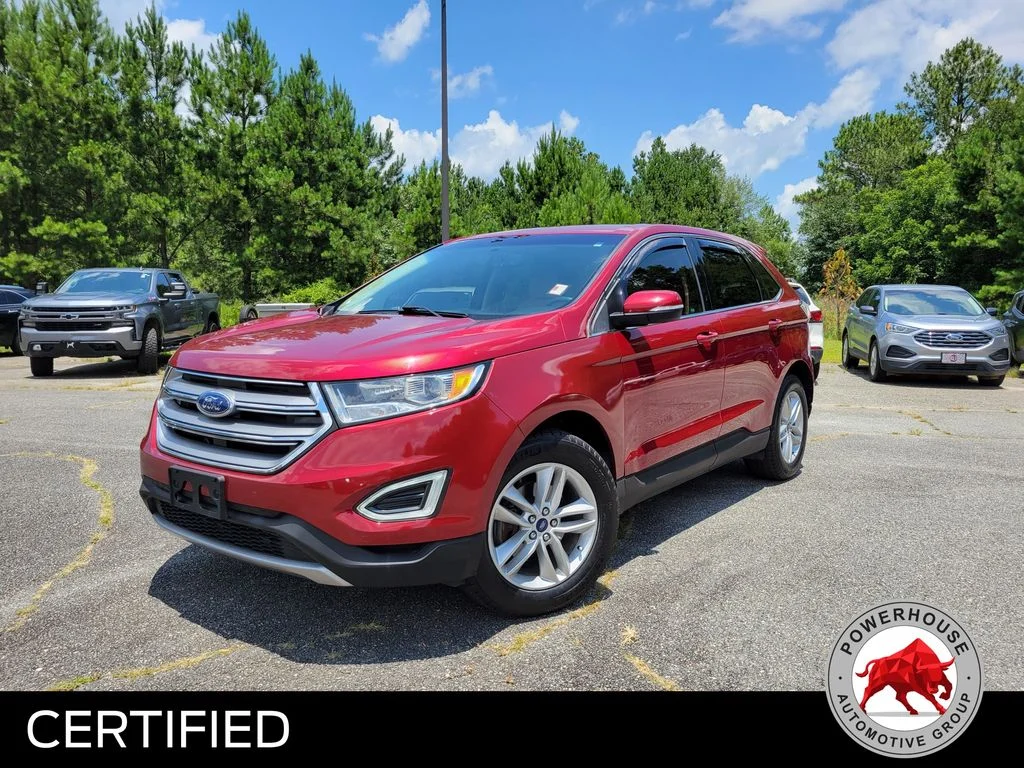 Used 2018 Red Ford SEL image 1