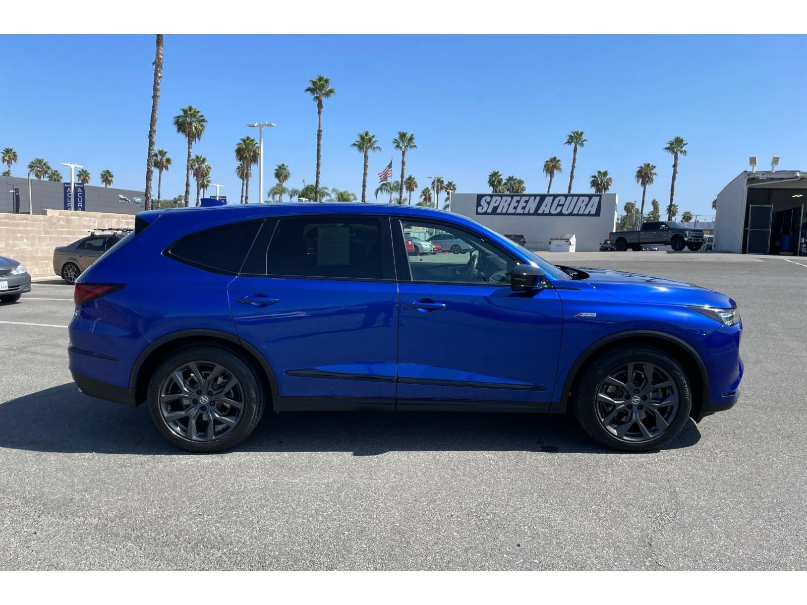Used 2023 Apex Blue Pearl Acura SH-AWD with A-Spec Package image 6