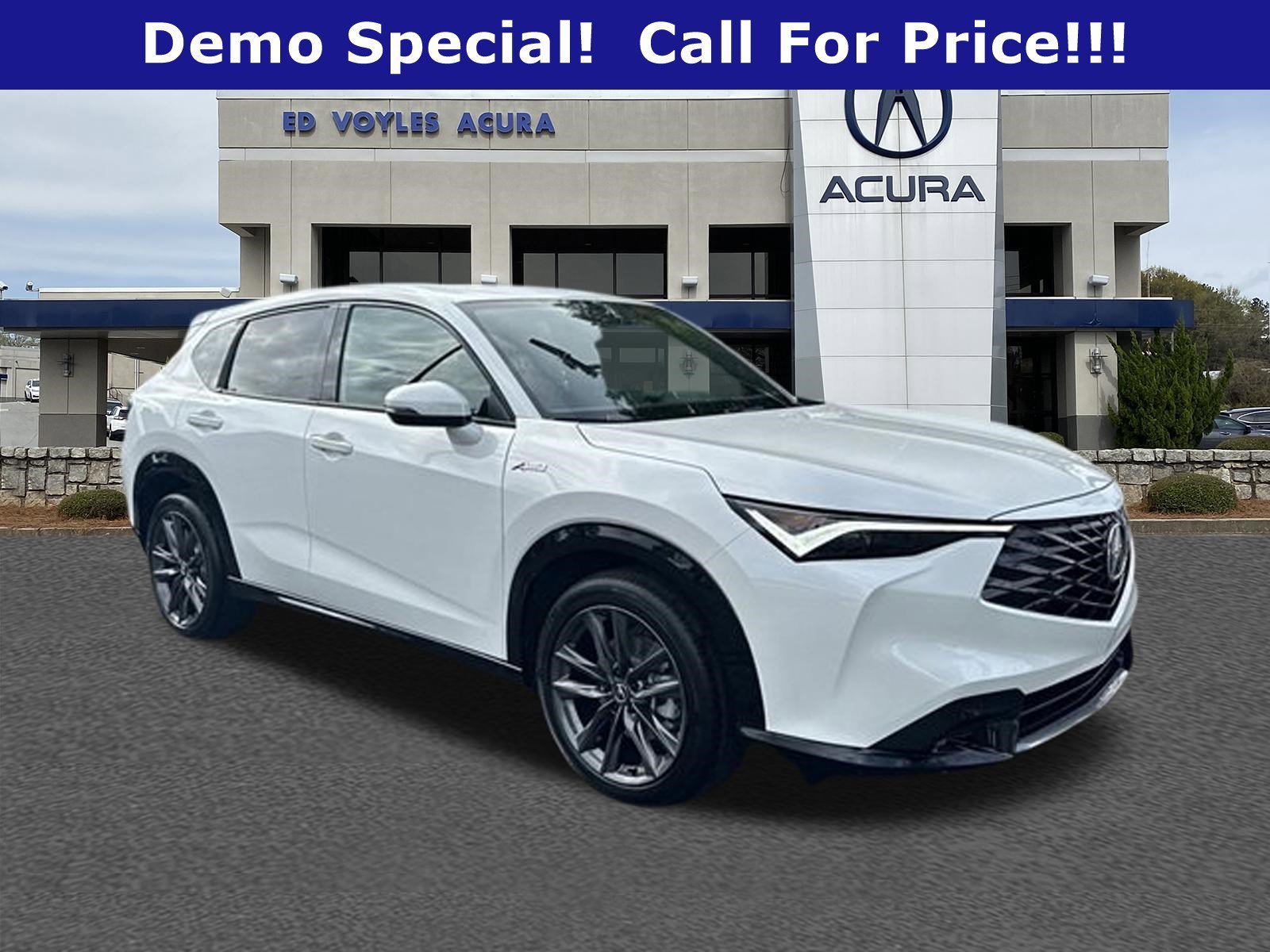 Used 2025 Platinum White Acura w/A-Spec Package image 3