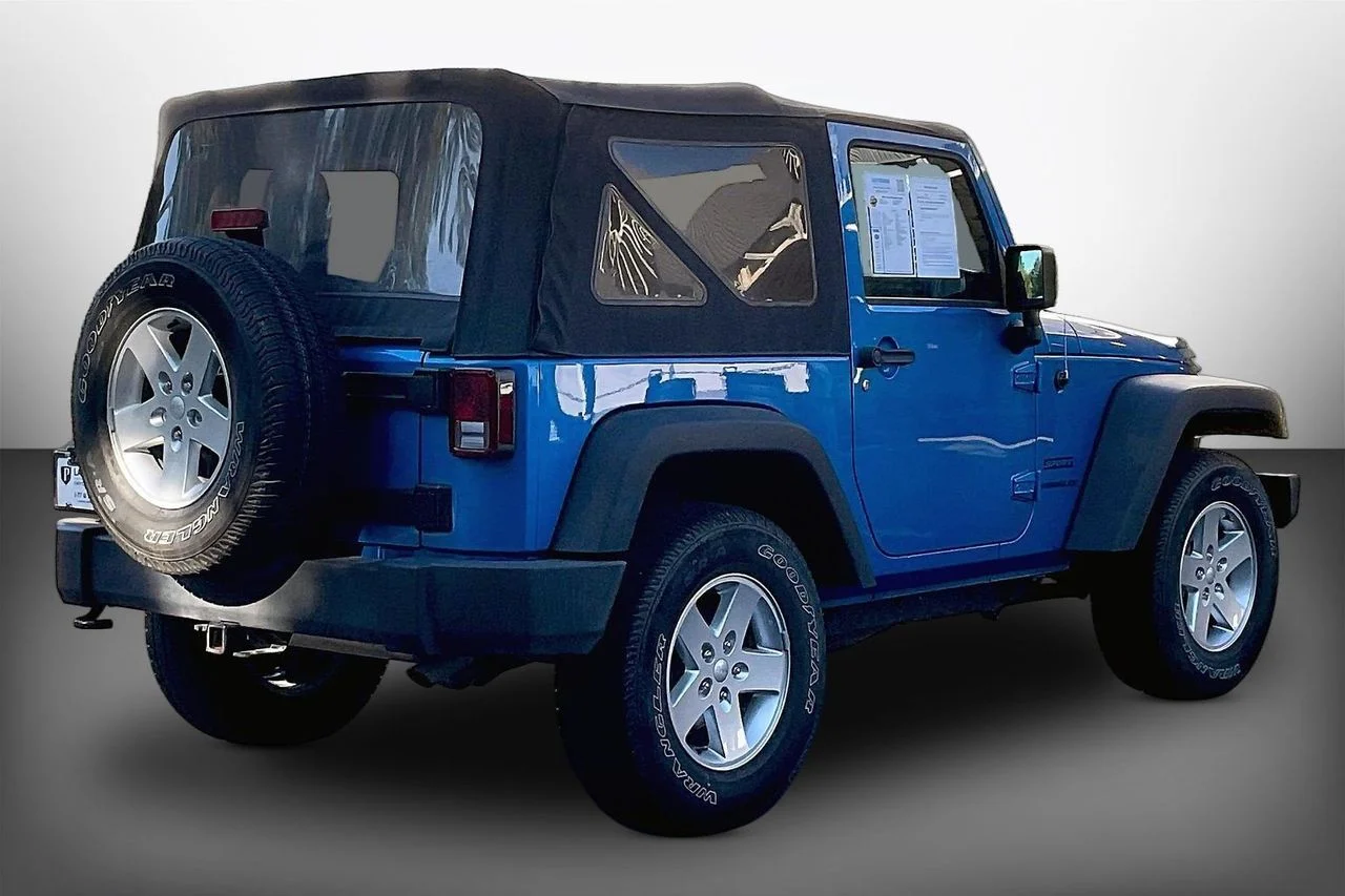 Certified Used 2016 Blue Jeep Sport image 8