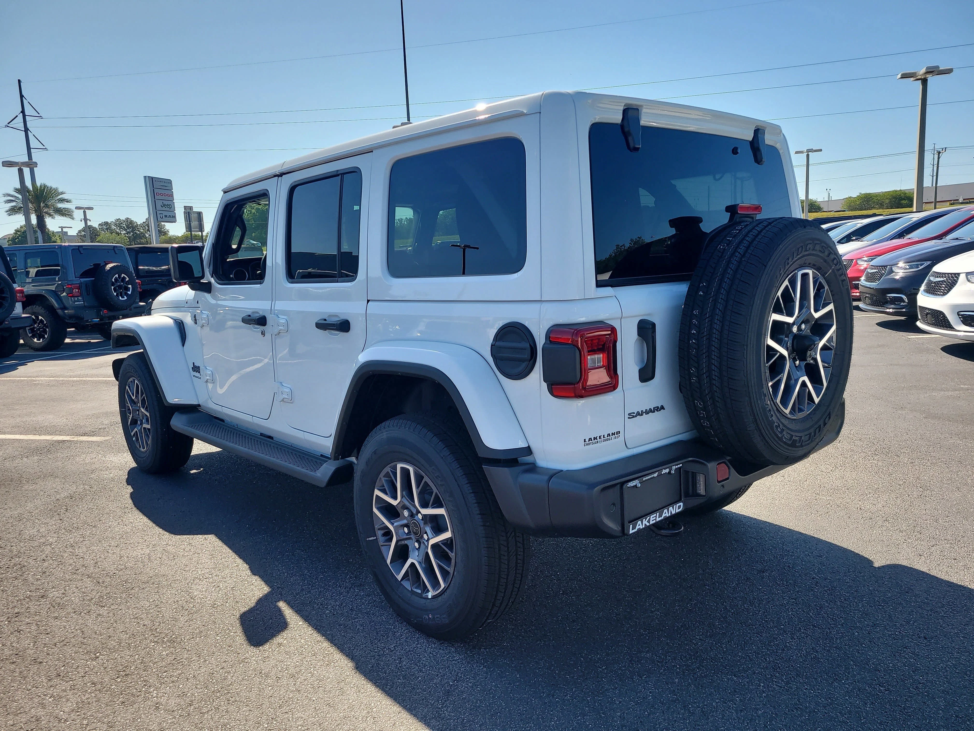 New 2026 Bright White Clearcoat Jeep Sahara image 8